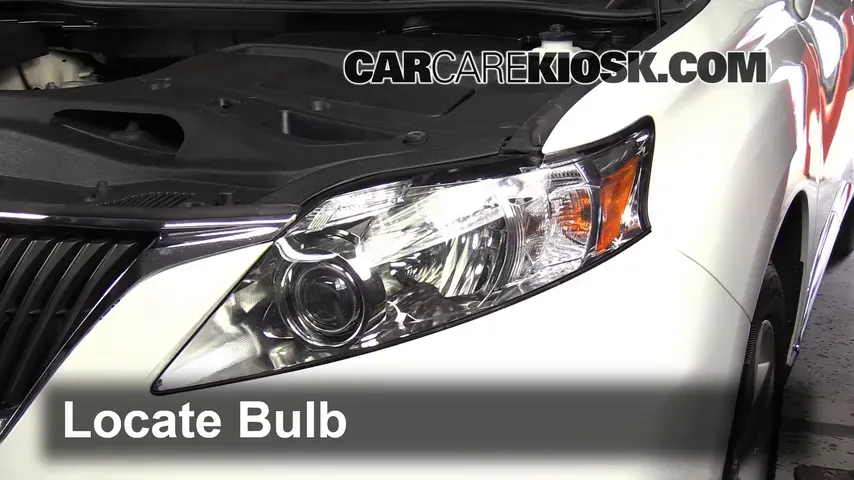 2010 Lexus RX350 3.5L V6 Luces Luz de estacionamiento (reemplazar foco)